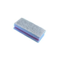 Губка с покрытием из абразивного волокна синяя