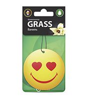 Картонный ароматизатор GRASS "Смайл" (ваниль)