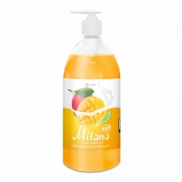 Крем-мыло жидкое увлажняющее "Milana манго и лайм" (флакон 1000 мл)